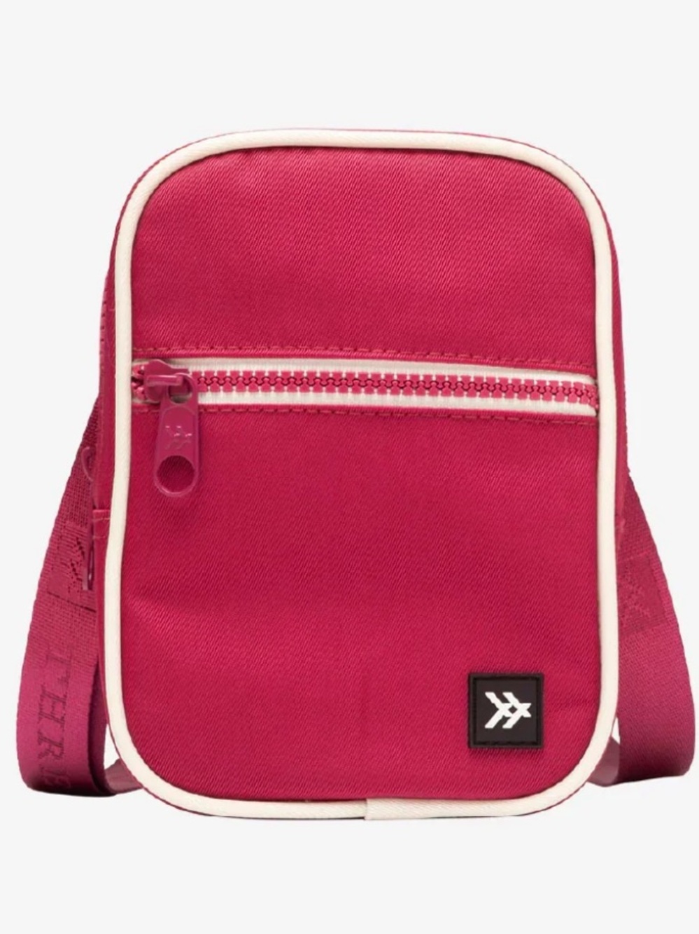 Thread Wallets Crossbody Mini Bag in Magenta with Contrast Trim